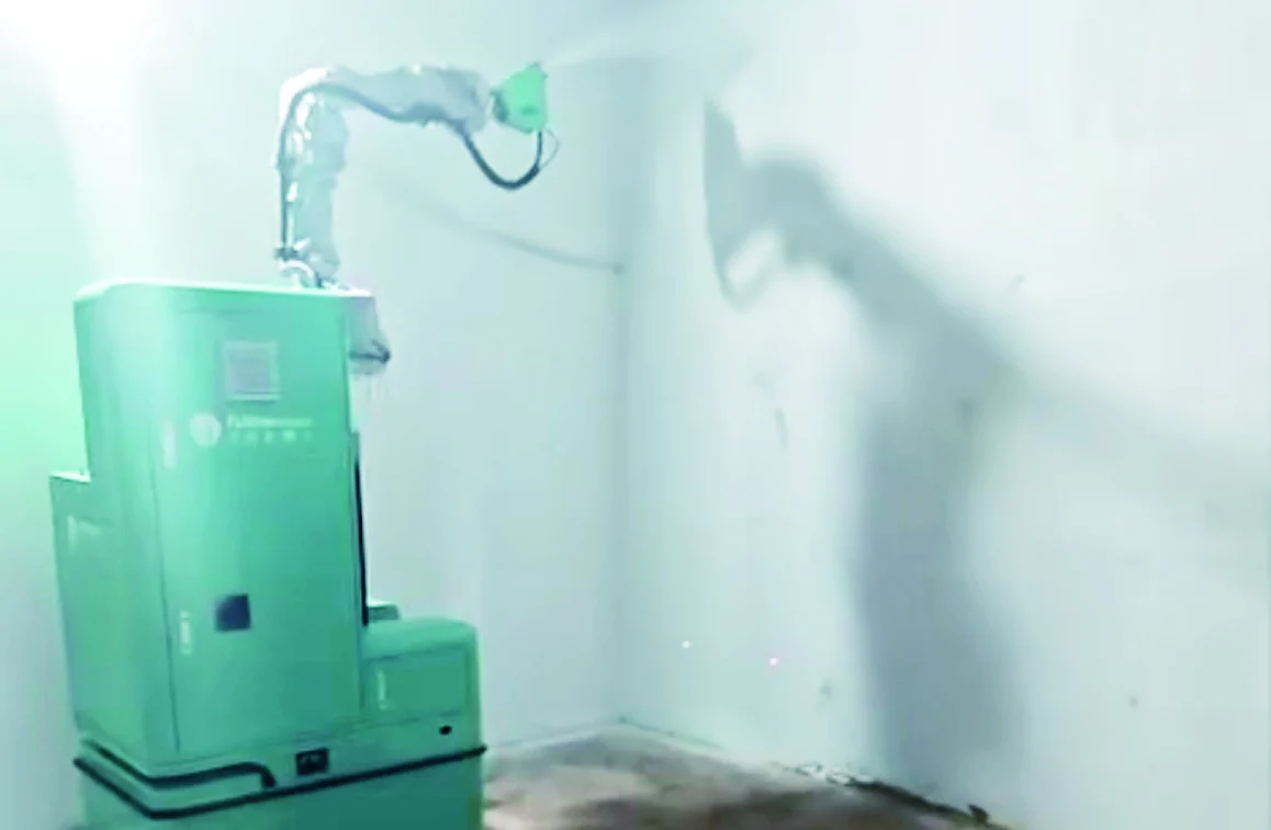 P600 Max coating robot at Pelita Road Care Centre in Singapore